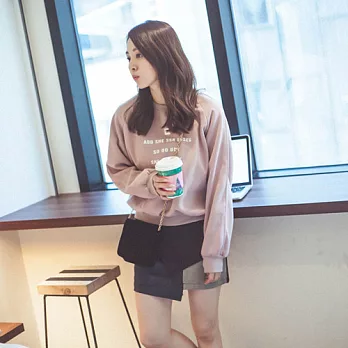 【韓國連線】。韓國 優雅都會拼接短裙 藍系