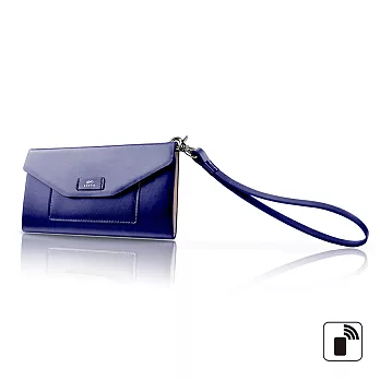 【LIEVO】 STORY - iPhone 7 Plus真皮掀蓋式手機套_深礦藍