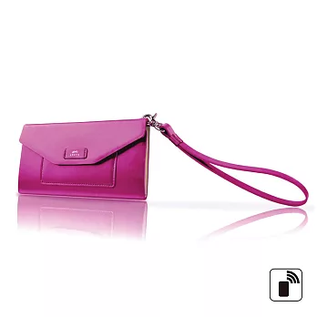 【LIEVO】 STORY - iPhone 7 Plus真皮掀蓋式手機套_深櫻紅