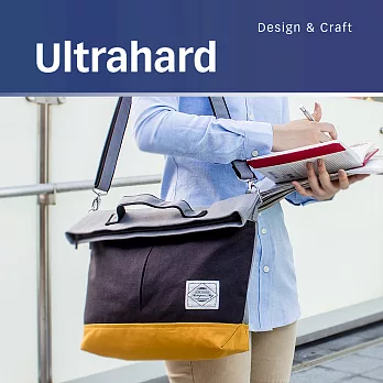 Ultrahard Masterpiece Map 兩用郵差包(霧灰)