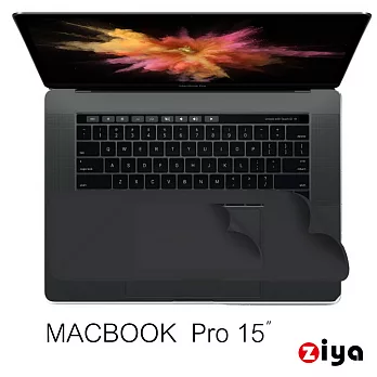 [ZIYA] Apple Macbook Pro 15吋 Touch Bar 手腕貼膜/掌托保護貼 (太空灰色款)