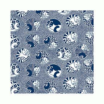 【日本mt和紙膠帶】x Lisa Larson_黏貼/包裝和紙(小)_五隻貓咪