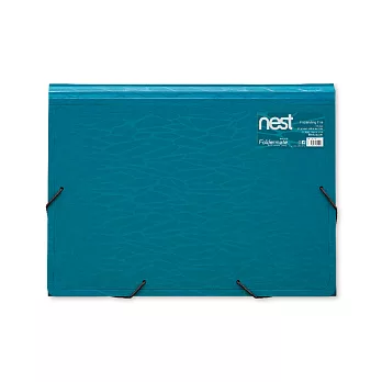 【富美特】12層風琴收納包.NEST系列藍色