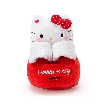 《Sanrio》HELLO KITTY貼心抱抱造型絨毛手機座