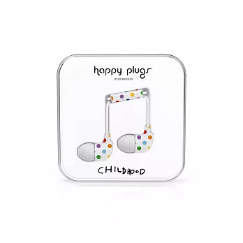 Happy Plugs 音符入耳式耳機 慈善聯名限定款-快樂童年