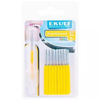 【瑞典Ekulf】0.7mm專業牙間刷18支入