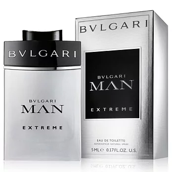 Bvlgari 寶格麗 MAN EXTREME 極致當代男性淡香水小香(5ml)