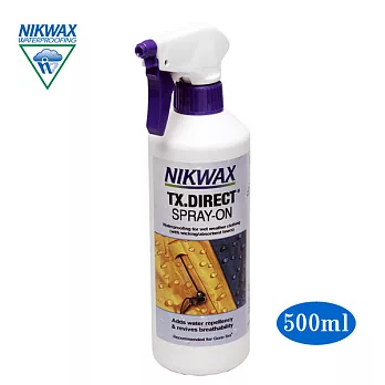NIKWAX 直接噴撥水劑 572《500ml》/ TX.Direct Spray-On / 專業機能性Gore-Tex 噴霧劑/ 英國原裝進口
