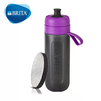 德國BRITA Fill &Go Active 運動濾水瓶600ml (內含1入濾片)紫色