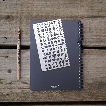 手帳塗鴉尺／實用數字版