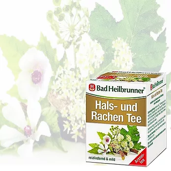 Bad Heilbrunner 德國進口天然草本花草茶-潤喉止咳茶(8入/盒)