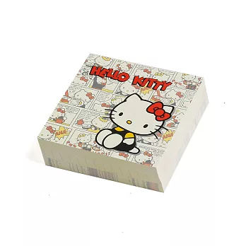 《Sanrio》HELLO KITTY復古系列方形便條磚(生活漫畫)