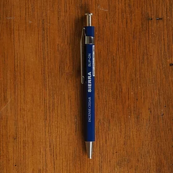 【SLIP-ON】木軸短柄原子筆(藍)