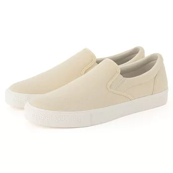 [MUJI無印良品]撥水加工有機棉基本便鞋26.0cm原色