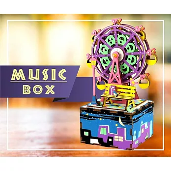 【泰電雷切工作坊 TAI TIEN studio】八音盒-摩天輪