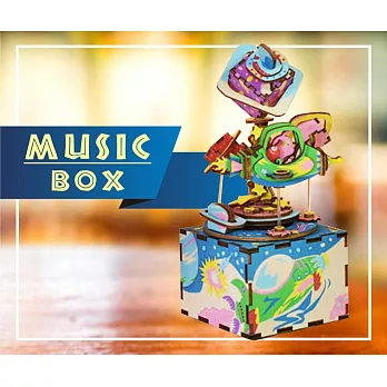 【泰電雷切工作坊 TAI TIEN studio】八音盒-星際銀河