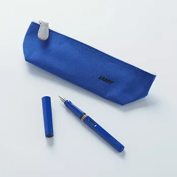 LAMY狩獵者系列 鋼筆+風格筆袋禮盒組 藍