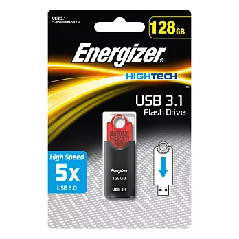 Energizer勁量128G高速伸縮隨身碟USB3.1
