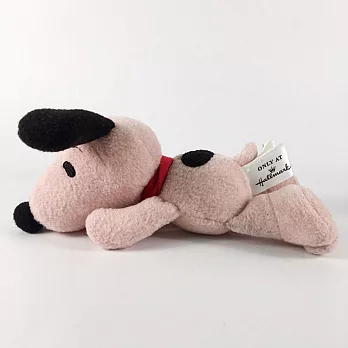 「Hallmark」史努比Snoopy 絨毛/粉紅趴趴短絨