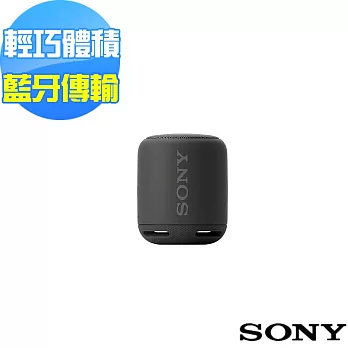 SONY 可攜式防潑灑藍牙喇叭 SRS-XB10 新力索尼公司貨(黑色)