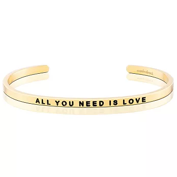 MANTRABAND All You Need Is Love 金色 只要有愛就可以