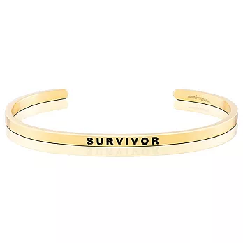 MANTRABAND Survivor絕對強者 才能生存 金色手環