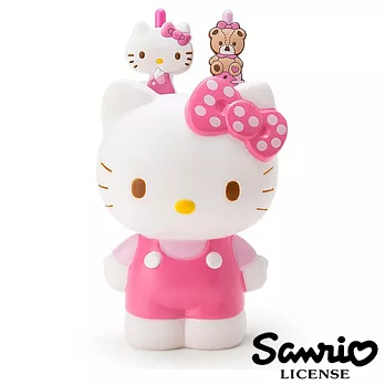 【日本進口正版】三麗鷗 Hello Kitty 筆筒 文具組 附兩支筆 擺飾 Sanrio