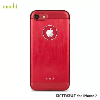 Moshi Armour for iPhone 7 焰紅 鋁製保護背殼