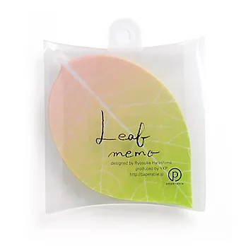 paperable_花草系列 MEMO-粉色葉子