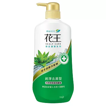 花王 植萃弱酸 洗髮精 純淨去屑 溫和蘆薈 750ml