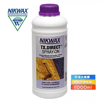 NIKWAX 直接噴撥水劑 573《1000ml》補充瓶 / TX.Direct Spray-On / 專業機能性Gore-Tex噴霧劑 /英國原裝進口
