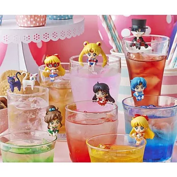 【日本進口正版】盒裝8款 美少女戰士 Sailor Moon 25周年紀念 杯緣子 盒玩 MegaHouse