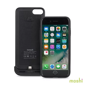 Moshi IonSuit for iPhone 7 可拆式電池殼黑色