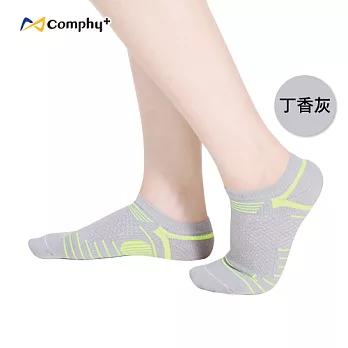 【Comphy+】透氣船型襪-丁香灰（M 號）抑菌除臭科技機能運動襪