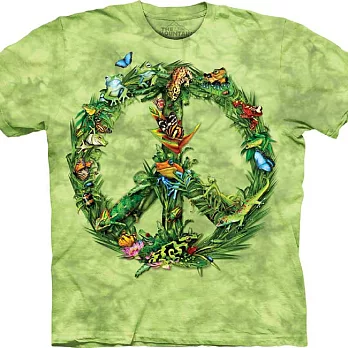 【摩達客】美國進口The Mountain 雨林和平 純棉環保短袖T恤青少年版XL號