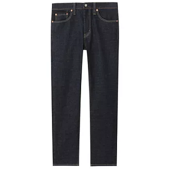 [MUJI無印良品]男有機棉混彈性丹寧合身褲(73.5CM)29暗藍