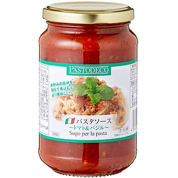 日本【TOMATO】義大利麵醬-蕃茄&羅勒