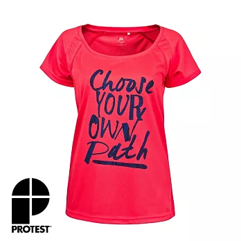 PROTEST 女 FIT系列 機能運動T恤 (螢光紅) LACED 15 T-SHIRTXS螢光紅