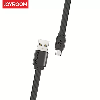 JOYROOM JR-S115 Micro USB 2.4A商旅快充數據線 1M黑色