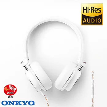 ONKYO H500M Hi-Res耳罩式耳機-白色