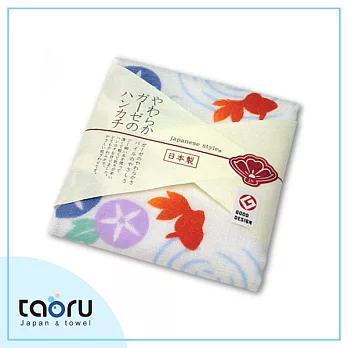 taoru【日本暢銷小手巾】和的風物詩_水波金魚