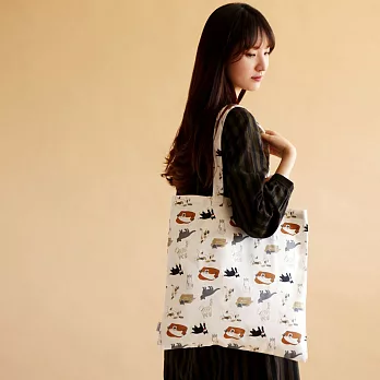 Dailylike Eco bag 北歐風環保手提袋-17玩伴貓