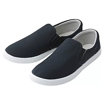 [MUJI無印良品]有機棉基本便鞋M25.5~26.0cm暗藍