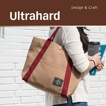 Ultrahard City Impression Series 兩用托特包 -都會卡其紅