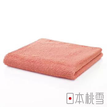 日本桃雪【精梳棉飯店毛巾】-粉橘
