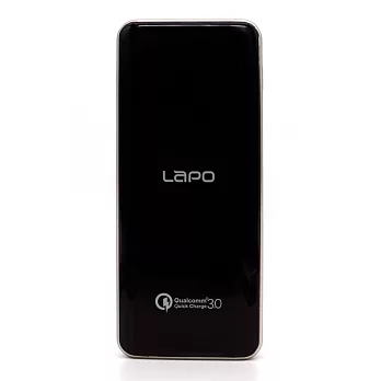 LAPO 10000mAh支援QC3.0/Type-C金屬合金行動電源(LT-101S)黑色
