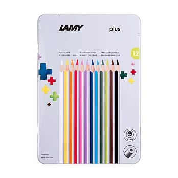 LAMY Plus彩色鉛筆鐵盒組-12色