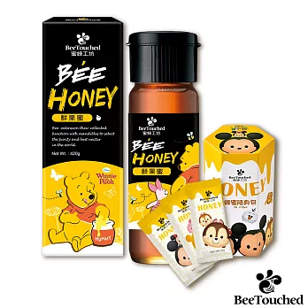 蜜蜂工坊-維尼系列歡樂滿分組(鮮果蜜420g+迪士尼蜂蜜隨身包(10包/盒)