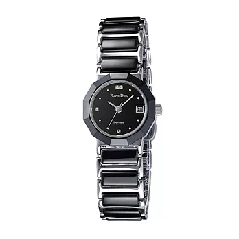 Roven Dino羅梵迪諾 魅力純愛時尚淑女錶(黑)