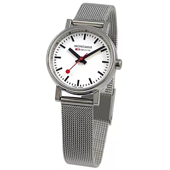 MONDAINE 瑞士國鐵經典鋼鍊女錶